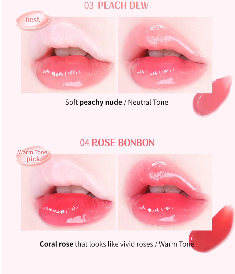 MacQueen Dewy Water Glow Lip Tint Color