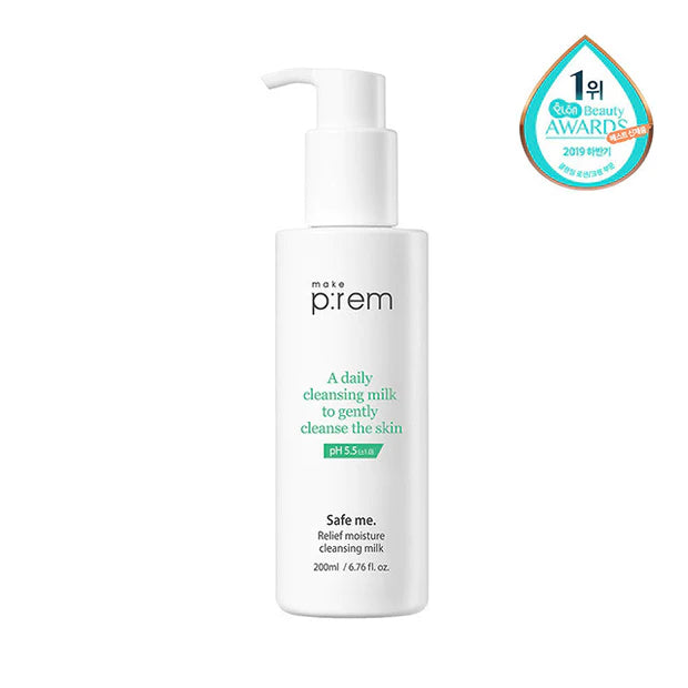 Make P:rem Safe Me Relief Moisture Cleansing Milk 200 ml.