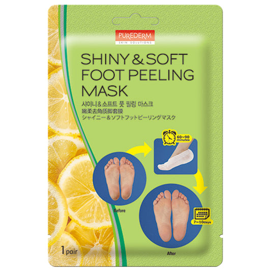 Purederm - Shiny & Soft Foot Peeling Mask