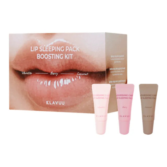 Klavuu - Lip Sleeping Pack Boosting Kit