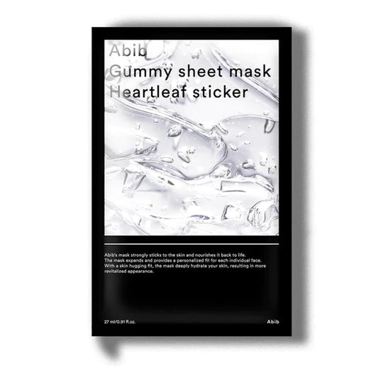 Abib Gummy Sheet Mask Heartleaf Sticker