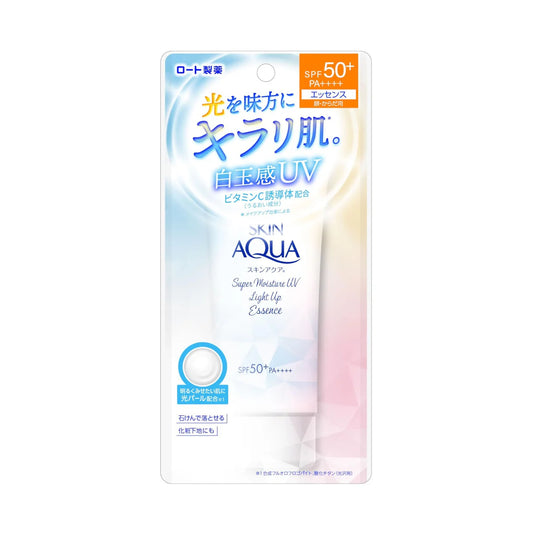 SKIN AQUA - Super Moisture UV Light up Essence SPF50+ PA++++
