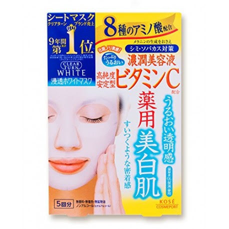 Kose - Clear Turn White Mask Vitamin C