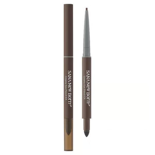 SANA - New Born Creamy Eye Pencil EX  Dark Brown 01