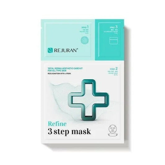 Rejuran Total Derma Aesthetic  Care Kit Refine 3 Step Mask