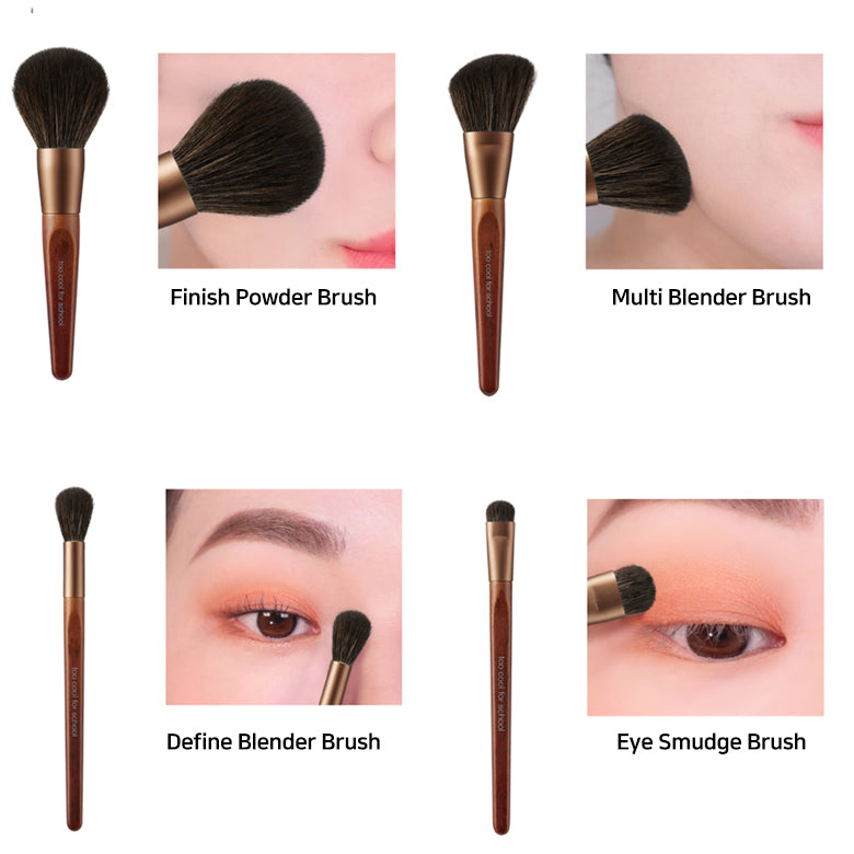 too cool for school - Artist Vegan Brush Kit