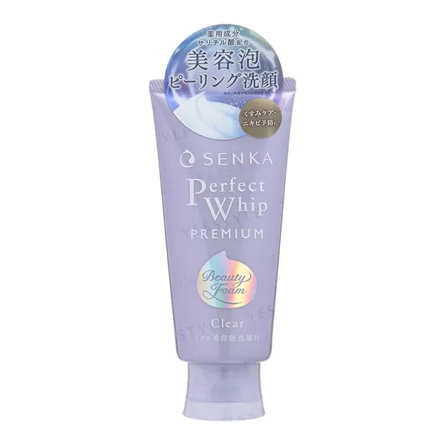 Shiseido - Senka Perfect Whip Premium Clear Beauty Face Foam