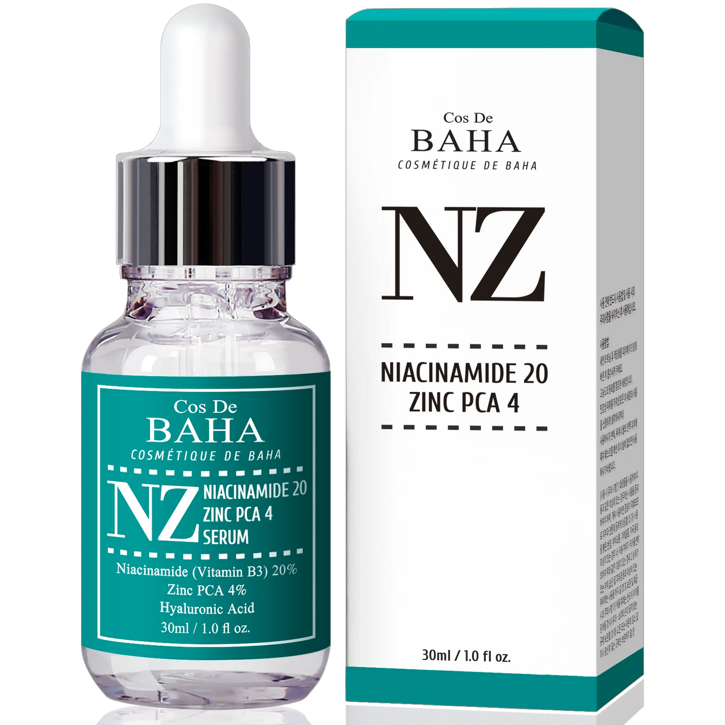 Cos De BAHA - NZ Niacinamide 20 Zinc PCA 4 Serum