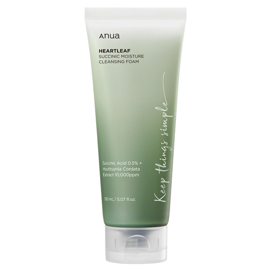 Anua - Heartleaf Succinic Moisture Cleansing Foam